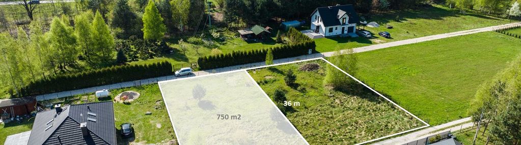 Działka budowlana 750 m2 z dobrym dojazdem