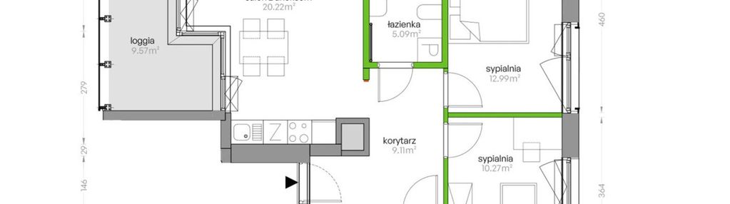 Oddane do użytkowania/ duże okna/loggia/
