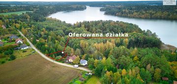 Działka w sąsiedztwie jeziora nowa wieś ostródzka