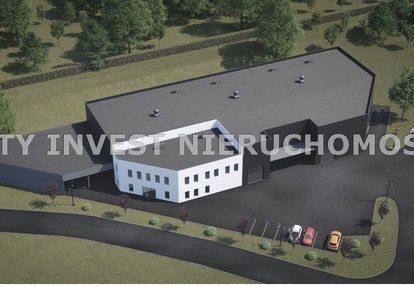 Działka inwestycyjna 4 500 m² z projektem hali