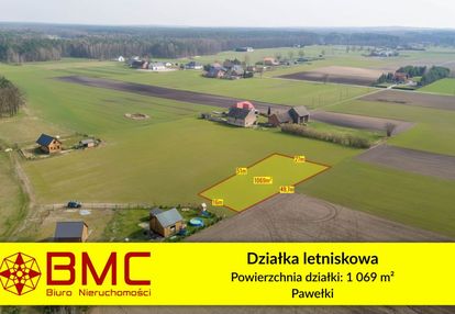Działka letniskowa blisko lasu w pawełkach