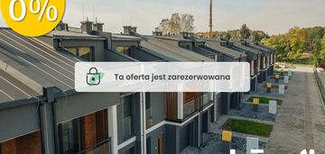 Gotowy segment szeregowy| 4tarasy | ogród |6pokoi