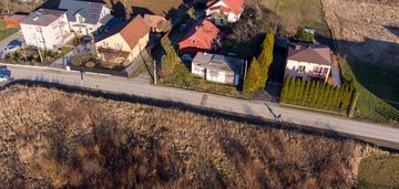 Działka z rozpoczętą budową, blisko nowego sącza