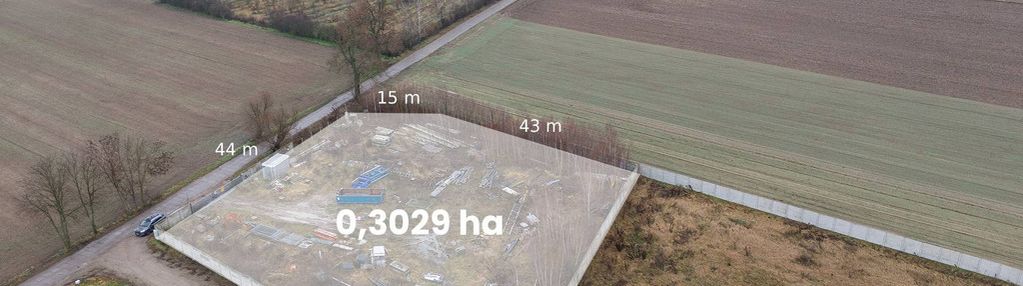 Działka pod warsztat z koncepcją hali