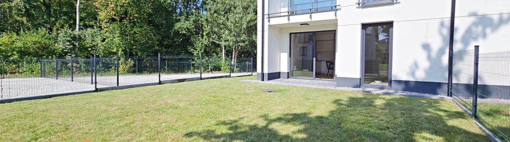 Nowe trzy-pokojowe mieszkanie z ogrodem