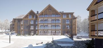 Pięknie położona działka budowlana.