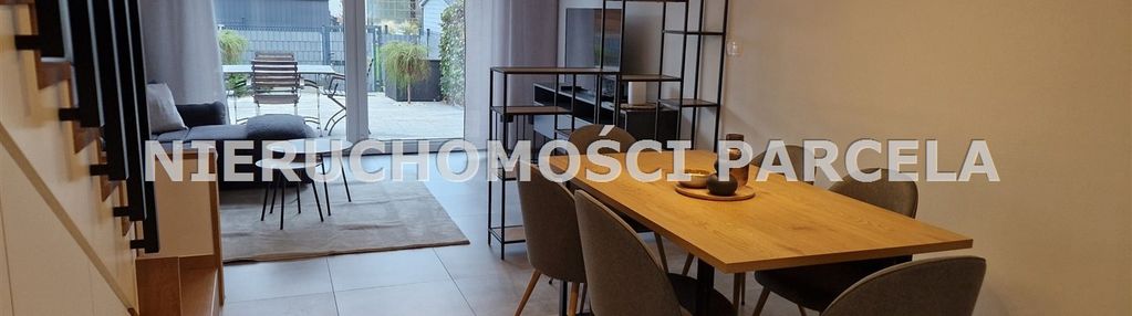 Komfortowy dwupoziomowy apartament  z ogródkiem