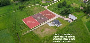 2 działki | łódź, ul. złotno (polesie) | wz + pnb