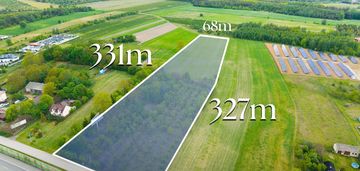 Działka przemysłowa 2,08 ha – podlas/rawa maz