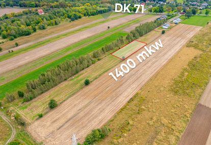 Spokojna działka 1400 m² | skotniki | media | wz