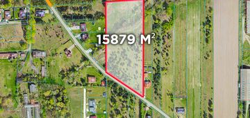 Duża działka 1,5 ha pod dom lub stadninę jadwinin