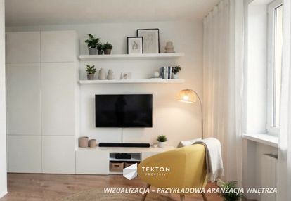 Jasna kawalerka z otwartym widokiem na miasto