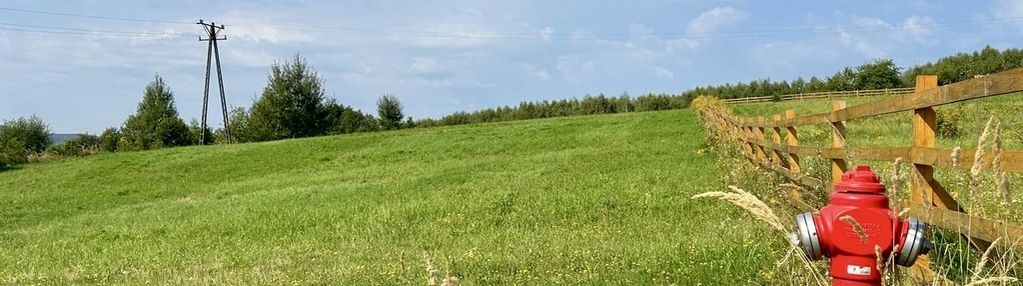 Działka z widokiem na łysicę i święty krzyż. wz-ka