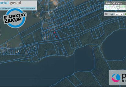 Działka nad jeziorem