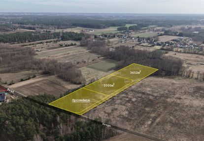 Działki z wz 3300–3652 m² | gm. nowe miasto