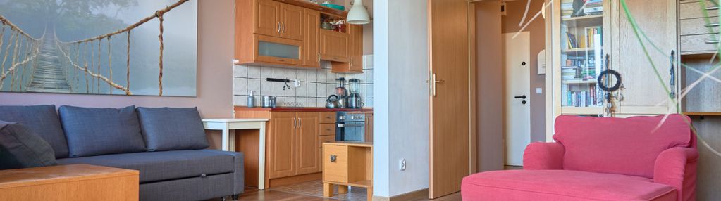 Kawalerka z balkone z widokiem na odrę - jaracza