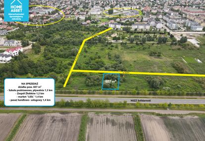 Działka budowlana 607 m2 pruszcz gdański
