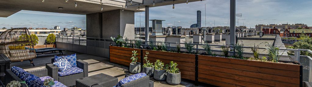Penthouse z 90 m² tarasem i panoramą wrocławia