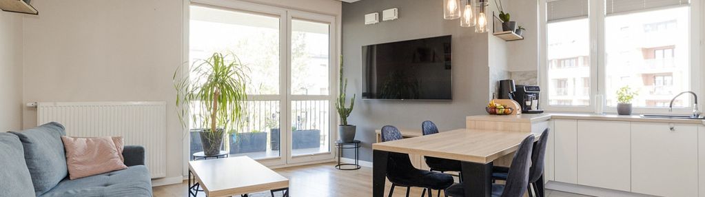 Ciche narożne mieszkanie z tarasem i klimatyzacją