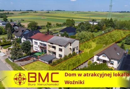 Woźniki-dom bliźniak w dobrej lokalizacji