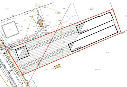 Działka budowlana, hale 2350m2, -magazyny, produkcja, składy