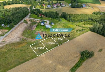 Działki  w sercu kaszub, blisko jeziora i lasu