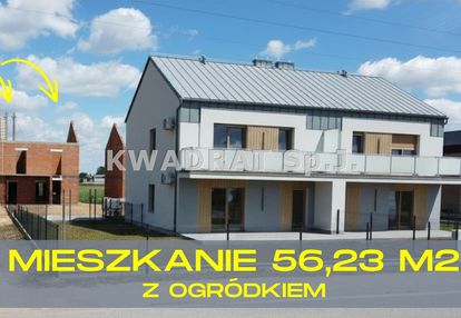 Mieszkanie 56,23m2 + taras + ogródek - baranów