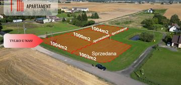 Tylko u nas! cztery działki, spokojna okolica