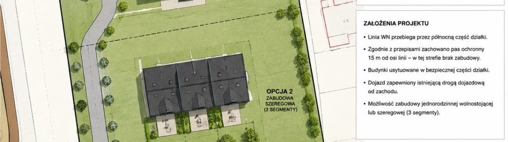 Działka budowlana 0,51 ha pod zabudowę – orzesze