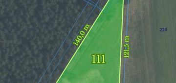 Działka budowlana 3800 m² – nowe byliny