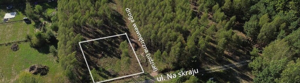 Działka 1.271m2 glina ul. na skraju