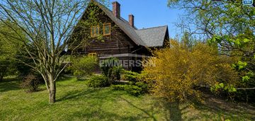 Całoroczny dom z bala | 3500 m² | 45 min od w-wy