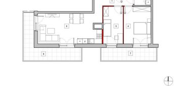 Słoneczne płd-zach| taras 25 m²| widok na drzewa|