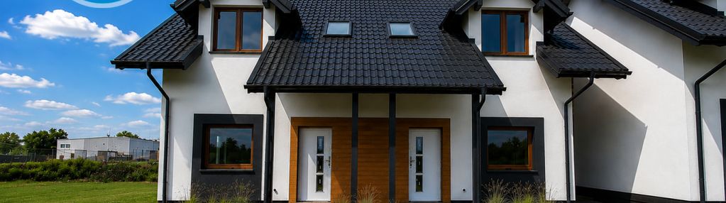 Dom bliźniak, ogród 130m2 - narożny