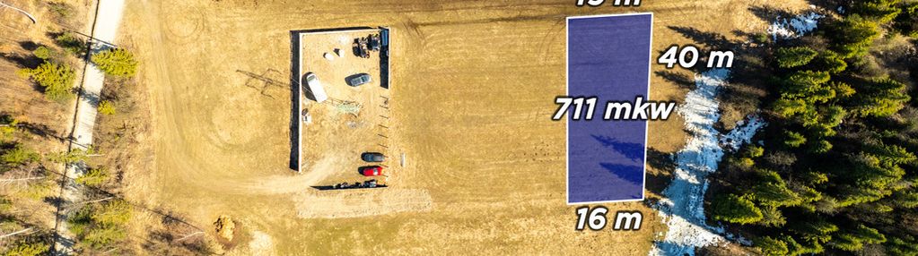 Działka z wz w zaskale