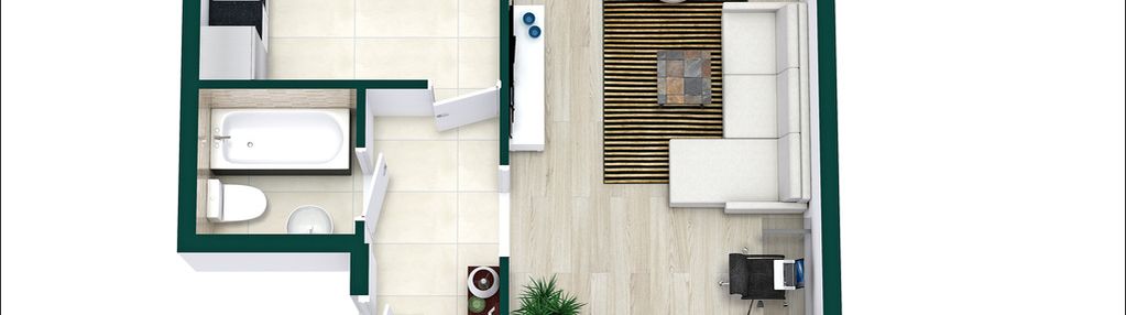 Przytulne, ciche, rozkładowe 1 lub 2pokoje – metro