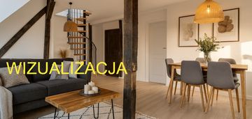 Klimatyczne dwupoziomowe mieszkanie w kamienicy.