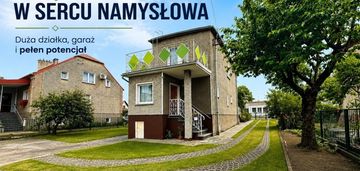 Dom wolnostojący z ładną działką i garażem