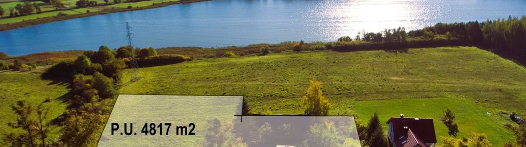 Mazurskie siedlisko z widokiem na jezioro