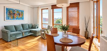 Premium apartment z 80 m² tarasem/ostatnie piętro/fort wola/garaż/park