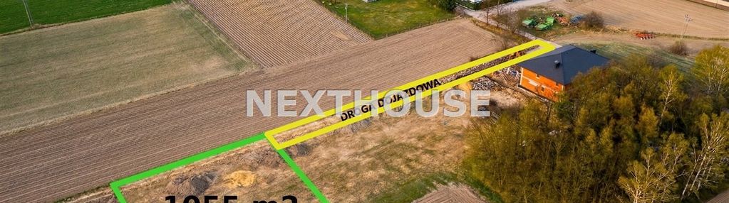Działka bud. 1055 m2 - 2 km od europy centralnej