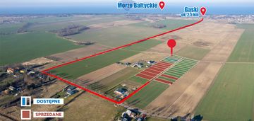 Działka z wz, blisko gąsek o pow. 941 m2!