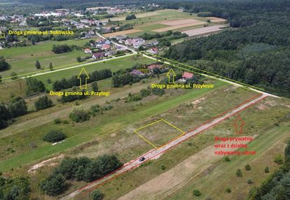 Działka budowlana 1047 m2, dyminy ul. przylesie