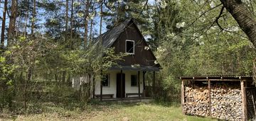 Piękna działka z domkiem obok wisły nasiłów