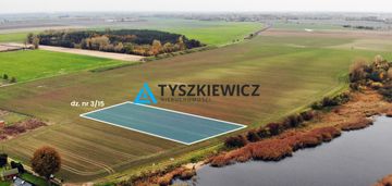 Piękna działka koło rzeki szkarpawa