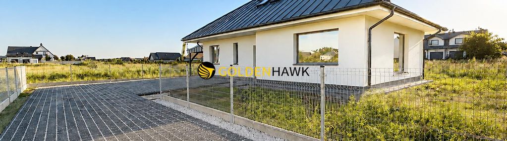 Gotowy dom parterowy 125m²! wiata, 4 pokoje, antresola !