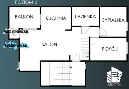 Mieszkanie 2 poziomy + działka na 3 samochody