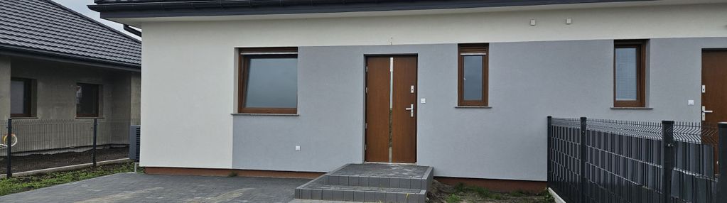 Bliźniak, światłowód, duża działka, pompa ciepla