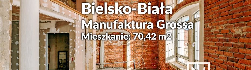 Mieszkanie 70 m² z antresolą, manufaktura grossa