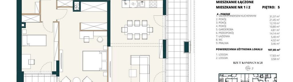 Ponad 100 m² luksusu z widokiem na serce łodzi